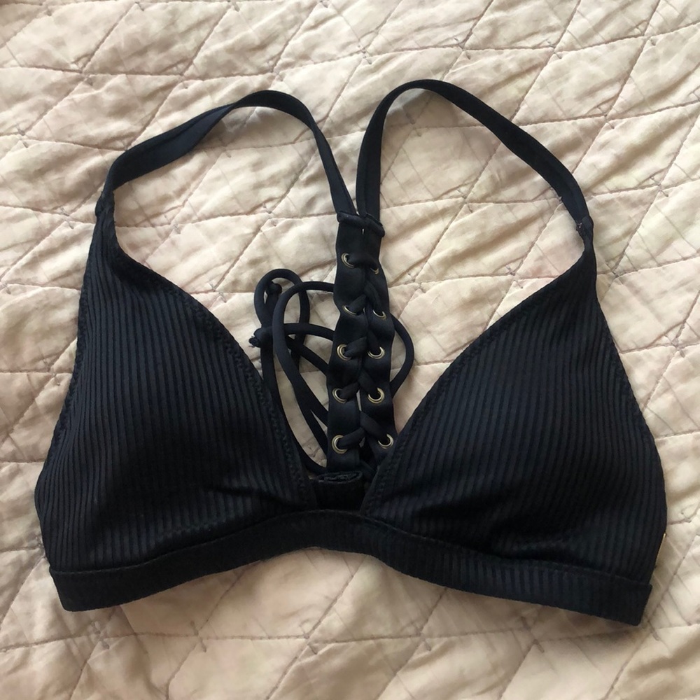 Pink bathing suit top size small